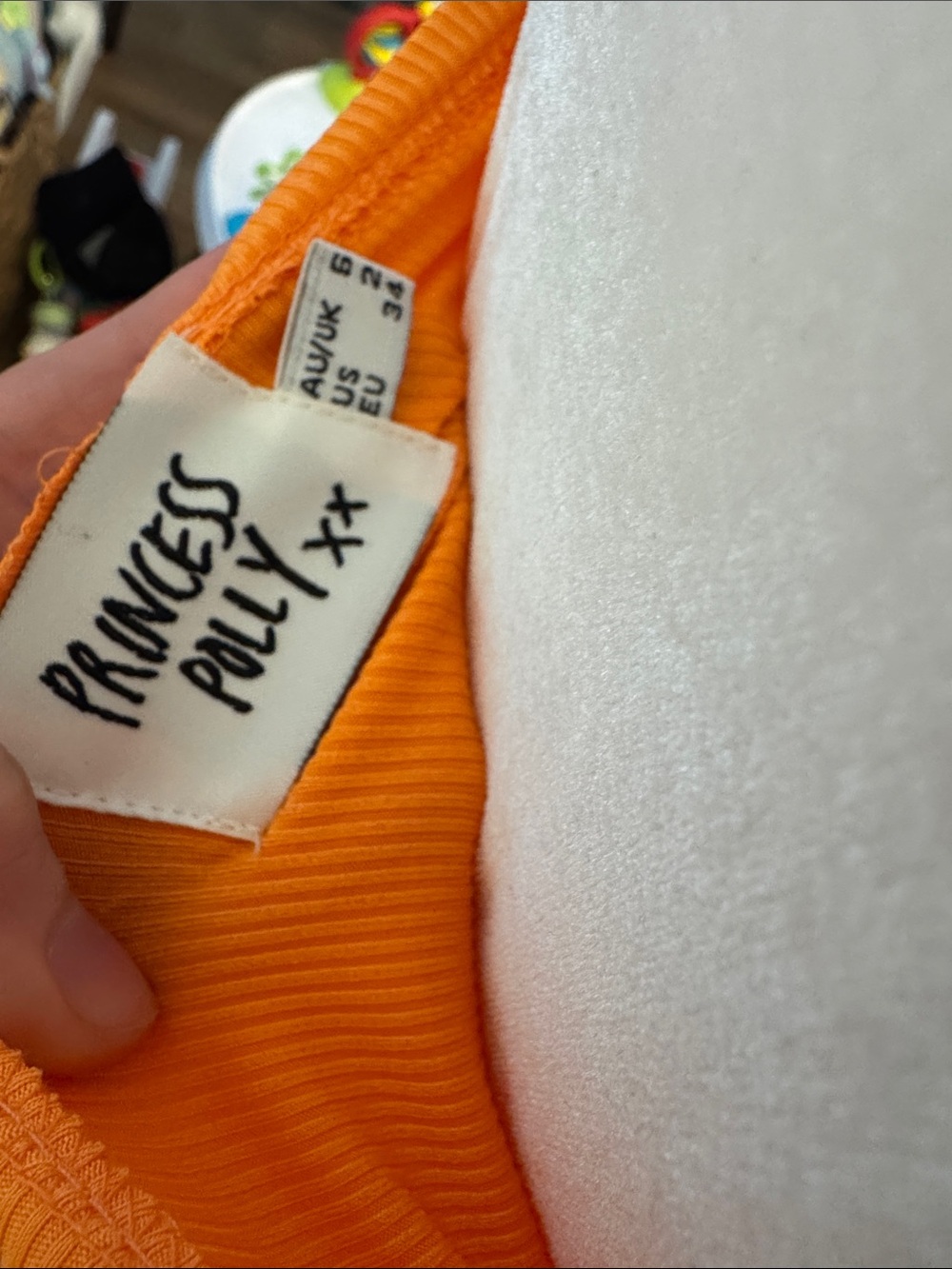 Princess Polly Marissa Orange Cutout Mini Dress - Picture 2 of 9